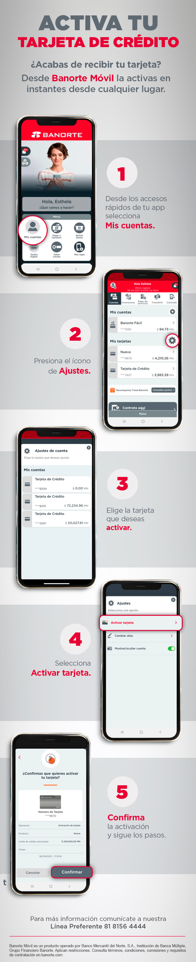 Banorte Movil Avtica tu TDC