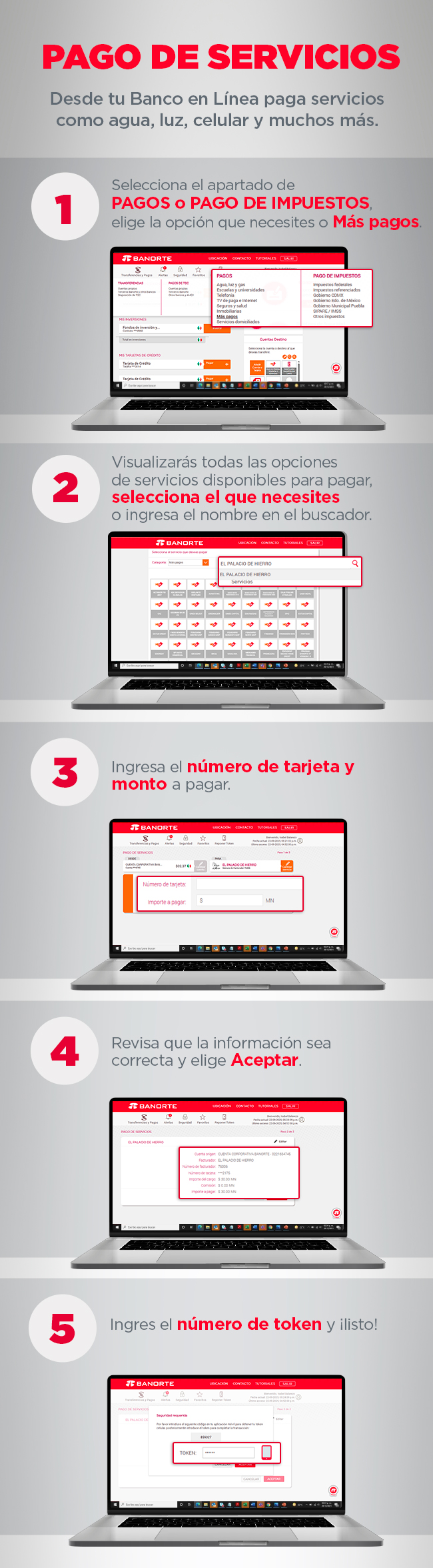 Pago de servicios Pago de servicios