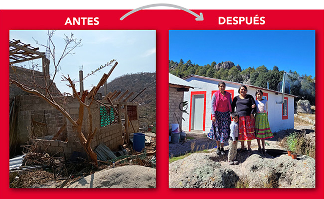 Vivienda antes y después